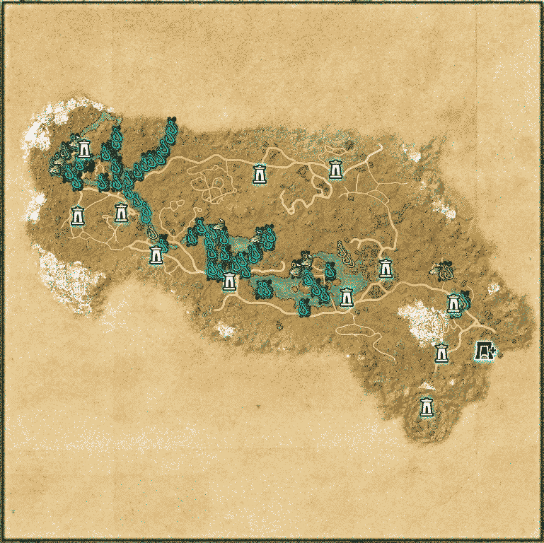 ESO Fishing Hole Map Compendium 