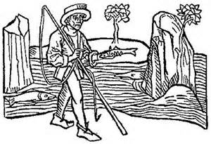 Fisherman holds fish