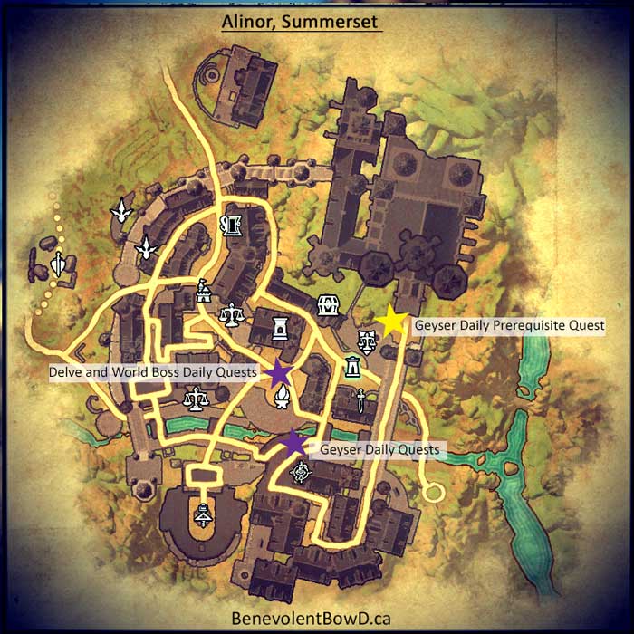 Summerset Map - The Elder Scrolls Online (ESO)