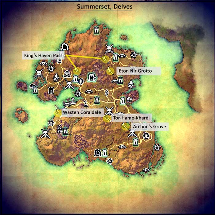 Summerset Map - The Elder Scrolls Online (ESO)