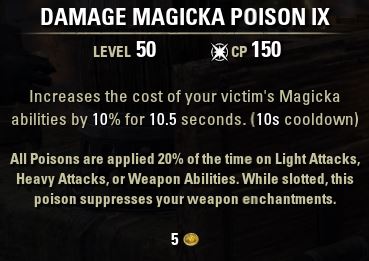 Damage Magicka Poison ToolTip