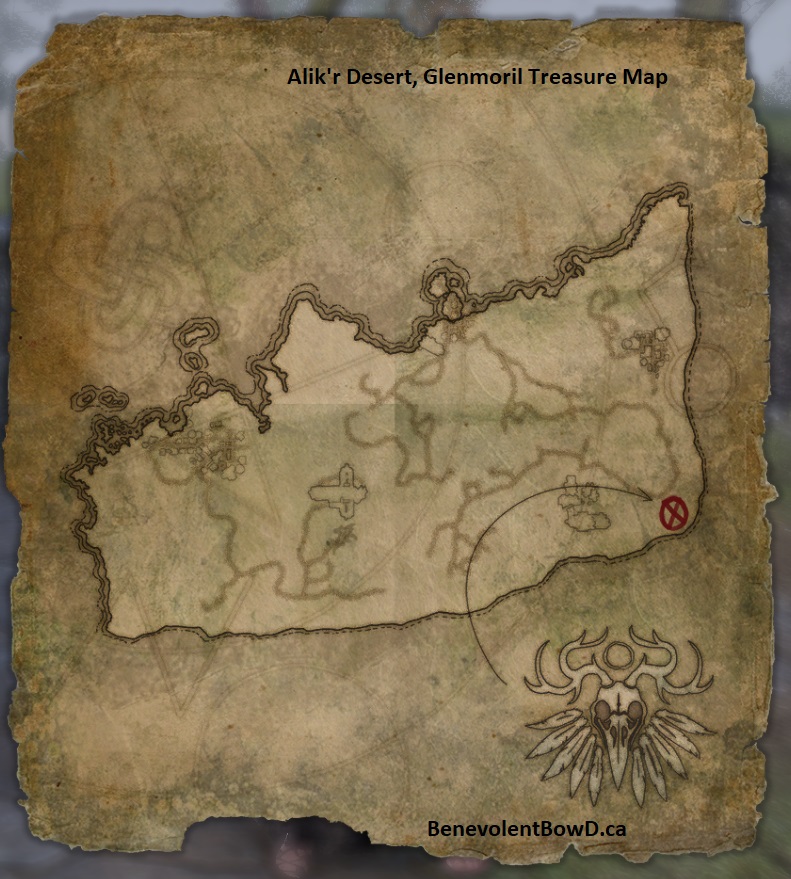 ESO Glenmoril Wyrd Treasure Maps Collection BenevolentBowd.ca