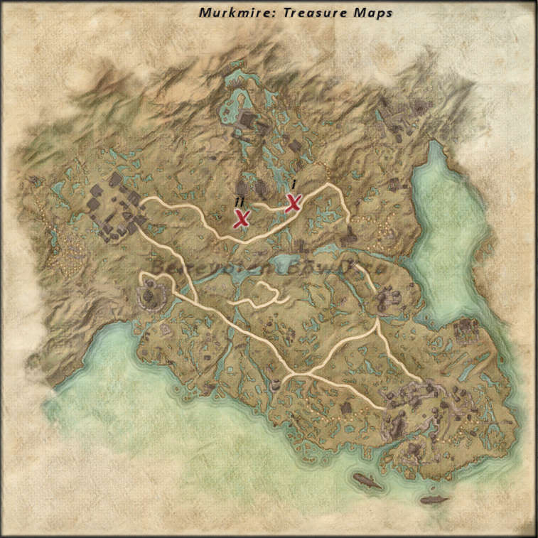 Murkmire treasure map 1